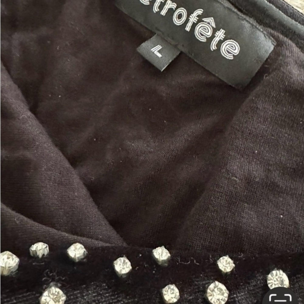 Black Embellished Skirt